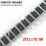 2512 50pcs 1% 1W SMD Resistor R100 10R0 1R00 R005 1000 20R0 0 R500 2R00 1001 R300 R330 R020 R050