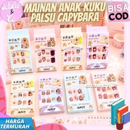 CUTE UNIQUE CAPYBARA FAKE NAILS 1 BOX FAKE NAILS CUTE CAPYBARA FAKE NAILS KAPIBARA FAKE NAILS