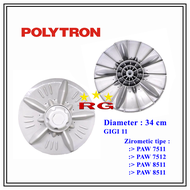 PULSATOR MESIN CUCI POLYTRON 1 TABUNG (ZIROMETIC)