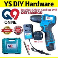 Q9 18V Li-ion Brushless Cordless Drill QET1820BCD