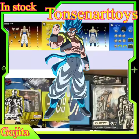In Stock Tonsenarttoys Kamione Dragon Ball Z SHF Super Saiyan SSJ SSJ2 Gogeta Son Goku Trunks Anime 