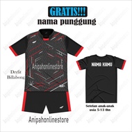 [ Free sablon nama ] baju bola anak laki-laki/ jersey futsal anak