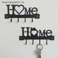 F1MY 1pcs Wall Mounted Decor Bla Metal Key Holder Hook With Sweet Home Decorative Hook For Wall Coat