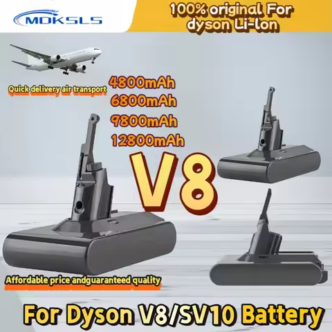 NEW for Dyson V8 21.6V 12800mAh Replacement Battery for Dyson V8 Absolute Cord-Free Vacuum Handheld 