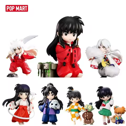 2026new Hot Selling original Popmart Gong Inuyasha Warring States Journey Series Figurines trendy Bl