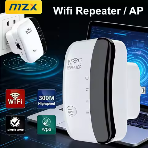 300M WiFi Repeater Booster AP Extender Amplifier Network Router Ethernet Wi-Fi Signal 802.11N Wirele