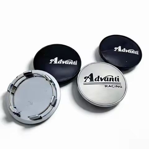 4pcs Advanti Racing Logo Emblem Car Wheel Center Caps 69MM Clips 56MM Wheels Hub Dust Cap Rim Hubcap