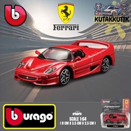 Bburago Diecast Children's Toy Ferrari F50 Sedan Sport Racing Car Scale 1:64
