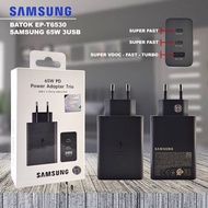 ORIGINAL SAMSUNG 65W EP-T6530 TRIO BLACK CHARGER ADAPTER