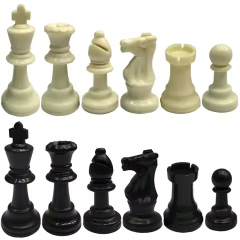 luxury 32 Chess Pieces High Quality Chess Game King High 64mm 77mm 97mm Ajedrez Medieval Chess Set K