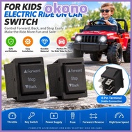 OKONO 2pcs Rocker Switch Kit, Forward/Stop/Reverse Durable Forward Reverse Switch, Portable Versatil