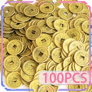 Fill 100pcs Chinese Coins Metal Ancient Chinese Coins 1cm Ancient Chinese Coins Feng Shui Coins Anci