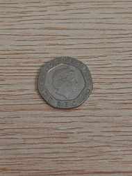 （收藏）女王頭硬幣伊莉莎白2世20便士2006年一枚