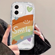 Casing for Vivo Y28 phone softcase High sense Wavy flower fashion Transparent phone case cover