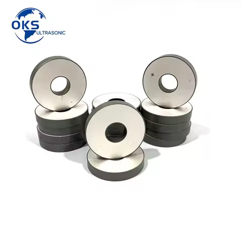 12pcs /lot 15*6*2mm PZT4 Piezoelectric Piezo Ceramic Rings Ultrasonic Element
