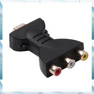 [G V W E] -Compatible to 3 RGB  Video Audio Adapters -Male to 3  Video Audio Adapter Component Conne
