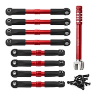 Suitable for TRXS 1/16 SLASH 4X4 : 70054-8 Metal Pull Rod Link Rod #7038 #7018 7075 Pull Rod