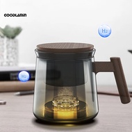 Hydrogen Water Maker Efficient Hydrogen Production Kettle Portable Hydrogen Water Generator for Home Travel Rechargeable Ionizer Machine 500ml