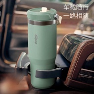 Large-Capacity Stainless Steel Ice Master Thermos Cup Girls Portable Sports Straw Water Bottle 9ml C