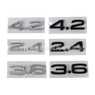 [Free Sline] Suitable for Audi A4 A5 A6 A7 A8 Q3 Q5 Q7 TT Modified Car Logo Labeling Word Mark Word 