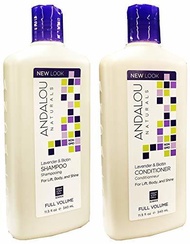 ▶$1 Shop Coupon◀  Andalou Naturals Lavender &amp; Biotin Full Volume Shampoo &amp; Conditioner Hair Loss Sol