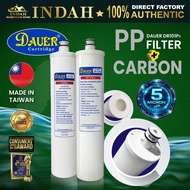 DAUER Double Filter Replacement Set - DR101P5 PP & DR101C Carbon Water Filter