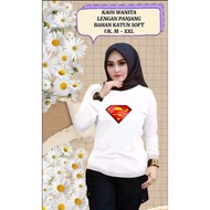 KATUN SUPER WOMAN LONG-SLEEVED WOMEN'S T-SHIRTS UK.M-XXL WOMEN'S TOP/ WOMEN'S T-SHIRT/ LONG-SLEEVED 
