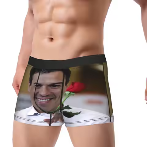 Pedro Sanchez Underwear Males Panties Custom Breathable Trunk Trenky Shorts Briefs Big Size 2XL