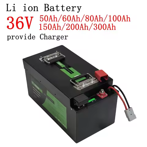 Lithium Ion Battery 36V 100Ah 200Ah 300Ah for AGV Energy Storage Golf Cart inverter scooter bike Sol