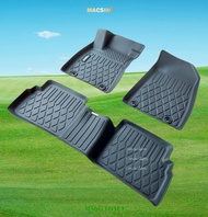 Thảm lót sàn xe ô tô MG ZS (sd) Nhãn hiệu Macsim chất liệu nhựa TPE cao cấp màu đen