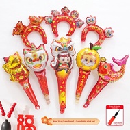 Angel Fly | New Year Cartoon Headband Pompons Aluminium Foil Balloons Party Accessories