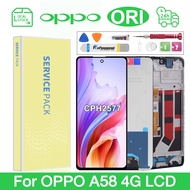 Original For OPPO A58 4G /A79/A98/A1 2023/A2 5G LCD DIsplay Touch Screen Digitizer Assembly Replacem