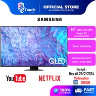 [FREE TNG RM300]SAMSUNG 55 / 65 Inch Q80C QLED 4K 120HZ Smart TV With Quantum Processor 4K QA55Q80CAKXXM / QA65Q80CAKXXM