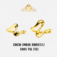 MYDORA Cincin Ombak Rindu (5G) l EMAS 916/22K