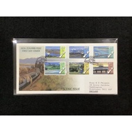 1997 New Zealand Scenic Railway Services First Day Cover. Face Value Of Stamps NZ$6.70 SG Cat.Value 