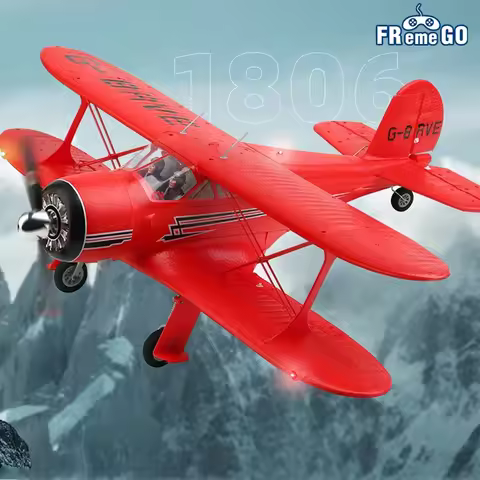 WLtoys XK A300 RC Plane Beech-D17S Double Wings RC Airplane 3D6G 1806 Brushless Motor RC Aircraft La