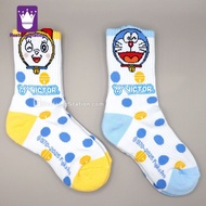 [Ready Stock & 100% Genuine] Victor X Doraemon Collection Kid Sports Socks SK-516DRM (SK516DRM)