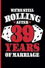 39th Wedding Anniversary Notebook: Thirty-Nine Years Celebration Journal for Husband and Wife - Funn