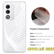 Carbon Fiber Back Film For OPPO A6i 5G Matte Carbon Fiber Screen Protector For OPPO A6i Pro Oppo A 6