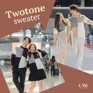 Coatmatter - Twotone Sweater เสื้อไหมพรม