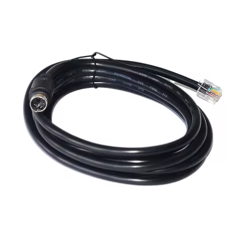 2M MINI DIN 6PIN TO RJ12 6P6C CONNECTOR CABLE FOR FANATEC PEDALS/SHIFTERS TO FANATEC WHEELS KABLE PS