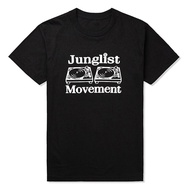 Summer T-Shirt Drum and Bass Clubbing Turntables Decks Music DNB Junglist Movement T Shirts Men Mens