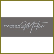 ⎯ ➷ ▽ Nmax Decals, Nmax Sticker (Matic) - 9 inches Length, For V1&V2, Waterproof Sticker, Designers
