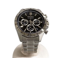 SEIKO mens watches SPIRIT CHRONOGRAPH analogues stainless BLK SLV SS 8T63-00D0 Direct from Japan Sec