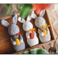 Crochet Russian rabbit doll