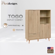 Flexidesignx Display Cabinet 8 Shelves Book Shelf Storage Living Room Furniture - TOGO