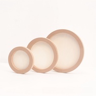 Children Handmade diy Round Clay Picture Frame Handmade Color Mud Picture Frame Light Mud Paper Pulp