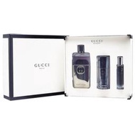 GUCCI 罪愛男性禮盒7137（淡香水90ml+淡香精15ml+體香膏75ml），市價4500元，平輸，下單前請先詢問