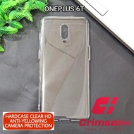 Oneplus 6T HARDCASE CLEAR MIKA ANTISHOCK BACK COVER PC CLEAR FUZE