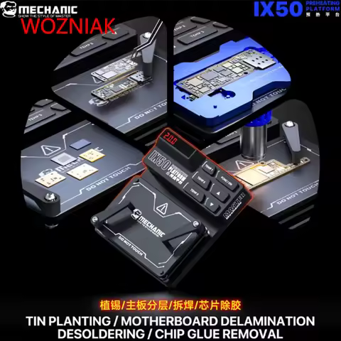 MECHANIC IX50 Preheating Platform 40-260℃ Motherboard Heater BGA Rework Station for Mobile Phone Rep